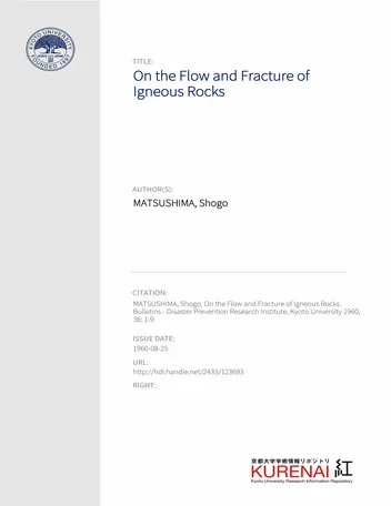 Más sobre Sobre el Flujo y la Fractura de Rocas Ígneas